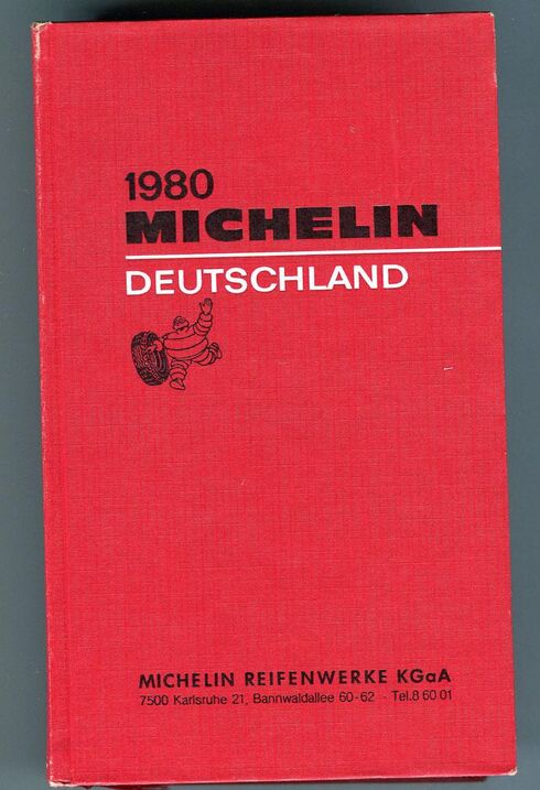 Cover des MICHELIN-Führer Deutschland 1980