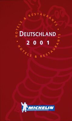 Cover des MICHELIN-Führer Deutschland 2001